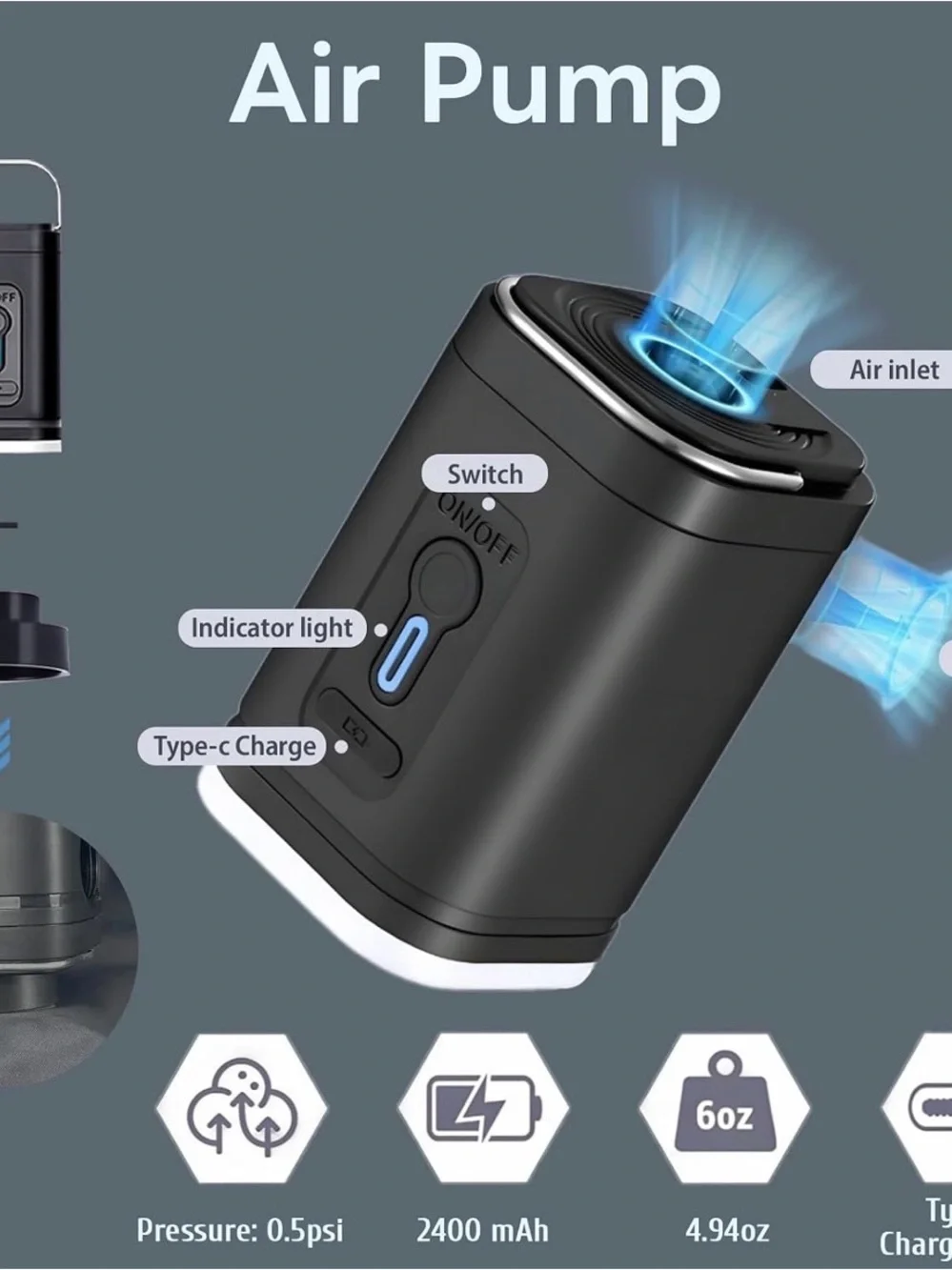 Travel Backpack with USB Charging Port